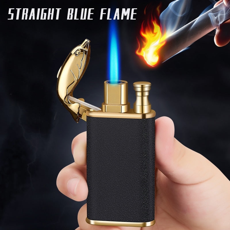 Super Mega Crocodile Dual Flame Jet Lighter