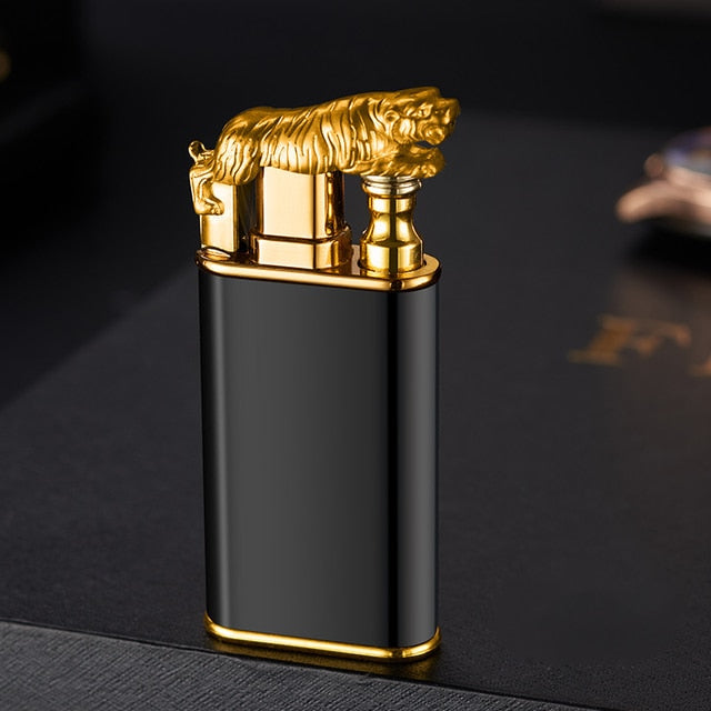 White Tiger Dual Flame Storm Lighter